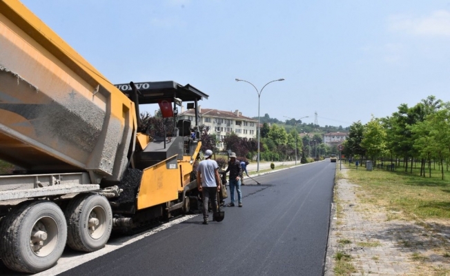 Düzce’de hedef 180 bin ton asfalt Düzce’de hedef 180 bin ton asfalt