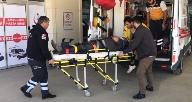 İnşaattan düşen işçi yaralandı