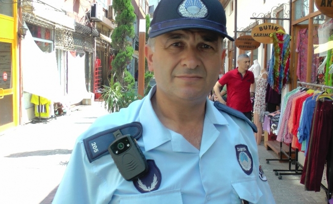 Zabıta ekiplerine kamera sistemi