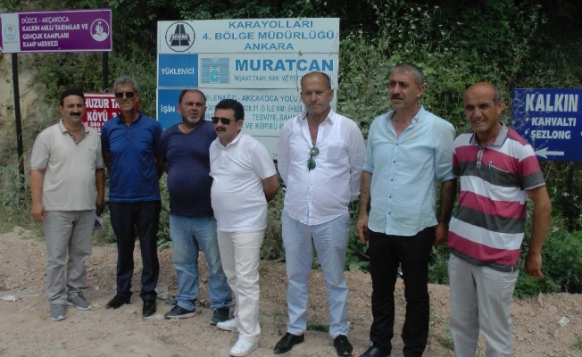 Akçakoca-Melenağzı sahil yolu köy muhtarlarını kızdırdı