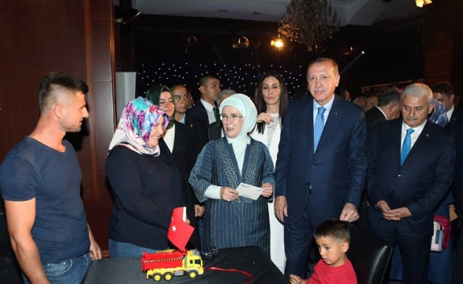 Erdoğan’dan 15 Temmuz’un sembolü minik Utku Enes’e özel ilgi
