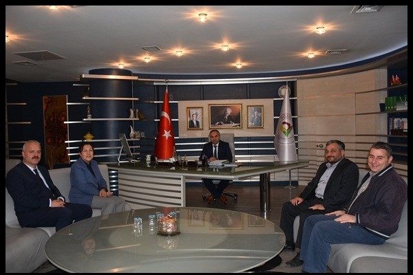 Dekan Ataoğlu Başkan Ay’ı ziyaret etti