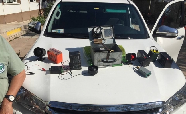 Kaçak avcılıkta gece baskını