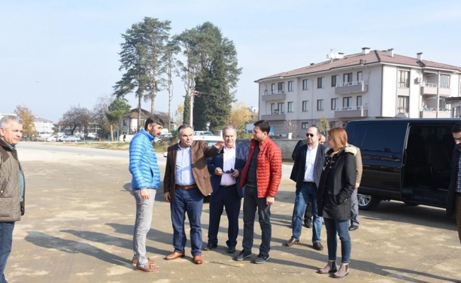 Başkan Ay Düzce otoban bağlantı yolunu inceledi