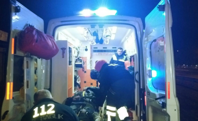 Düzce’de meydana gelen kazada bisiklet sürücüsü yaralandı