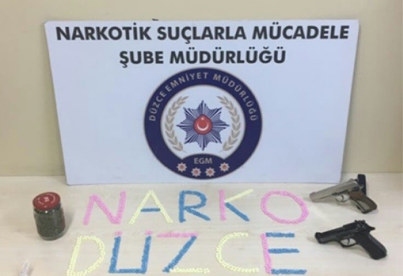 Düzce polisinden uyuşturucu operasyonu