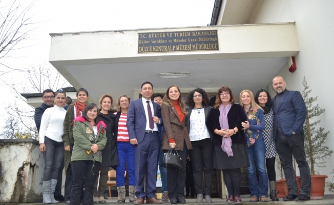 Rektör Çakar, Konuralp Müzesi Çocuk Kültür Sanat Atölyesini ziyaret etti