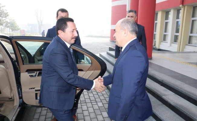 Vali Balkanlıoğlu’ndan Vali Dağlı’ya ziyaret