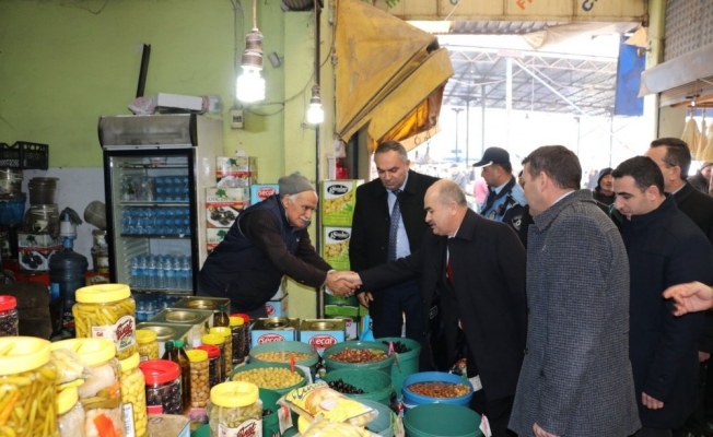 Vali Dağlı ve Başkan Ay Pazar yerini gezdi