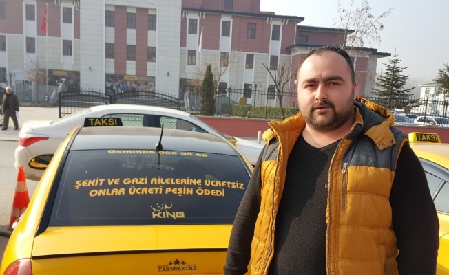 Düzceli taksiciden duygulandıran hareket