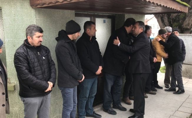 Başkan Ay, cenaze törenine katıldı Başkan Ay, cenaze törenine katıldı