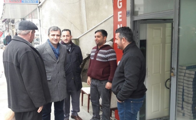 Başkan Yemenici esnaf ziyaretlerine devam ediyor Başkan Yemenici esnaf ziyaretlerine devam ediyor