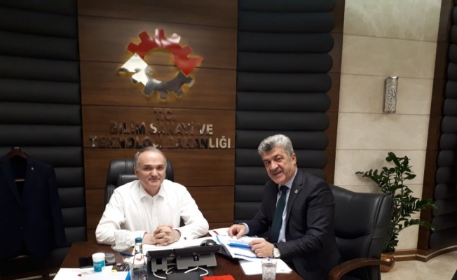 Başkan Yiğit, Bakan Özlü ile Yığılca’nın projelerini görüştü