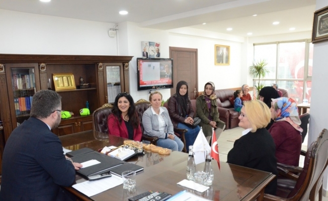 AK Kadınlardan Keskin’e ziyaret