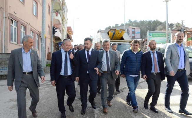 AK Parti il yönetimi Yığılca ilçesinde sıcak ilgi