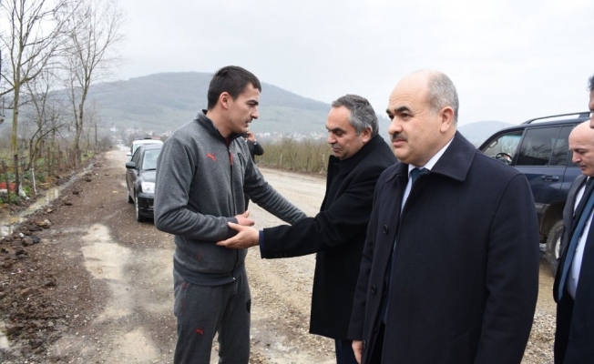 Başkan Ay, Düzceli gaziyi ziyaret etti