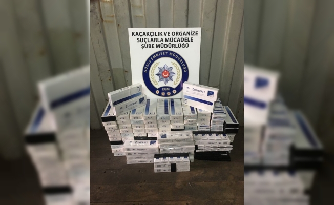 Düzce polisinden kaçak sigara operasyonu