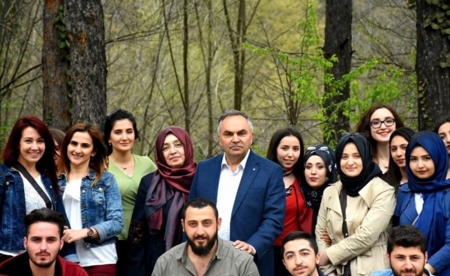 Başkan Ay, samandere’de öğrencilerle buluştu