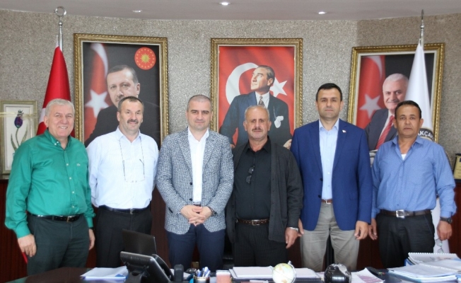 Oda ve kooperatif başkanlarından Başkan Yemenici’ye ziyaret