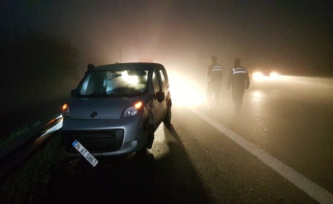 Otoyolda yoğun sis kazaya neden oldu;1 ölü