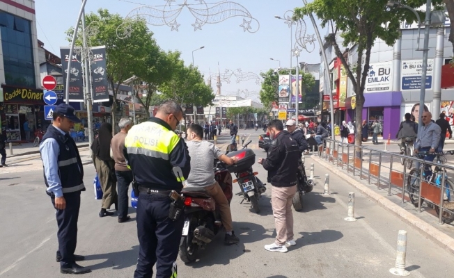 Zabıta ekipleri İstanbul caddesinde denetimler sıklaştırıldı