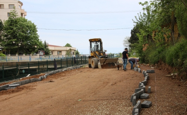 Akçakoca Belediyesi yol çalışmalarına başladı