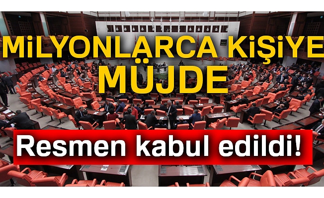 Birçok kanun değişikliği TBMM'de kabul edildi