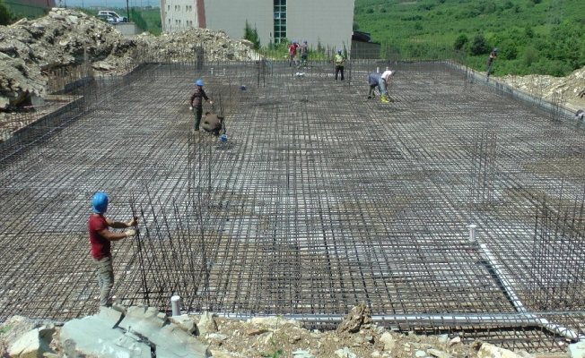 DÜ Cami inşaatı temeli törenle atıldı