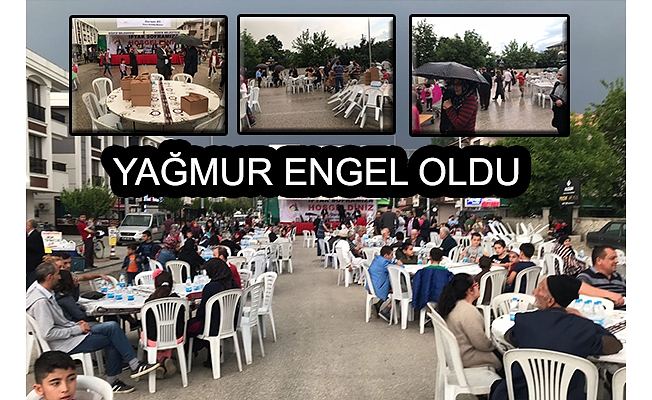 İftar programı iptal etti