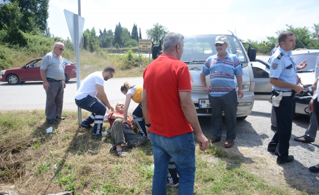 Düzce'de trafik kazası