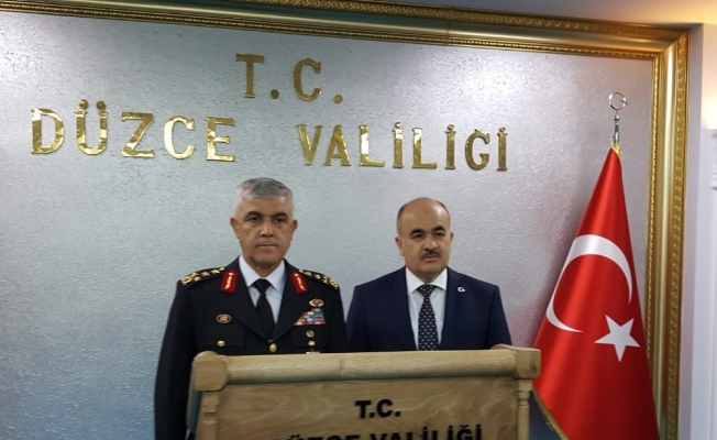 Jandarma Genel Komutanı Orgeneral Çetin, Vali Dağlı’yı ziyaret etti