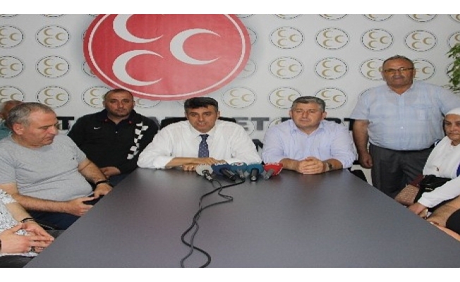 MHP KUTLAMALARA KALDIĞI YERDEN DEVAM ETTİ