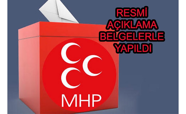 MHP RESMİ FARKI AÇIKLADI