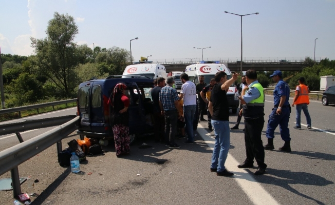 TEM otoyolunda ölümden döndüler