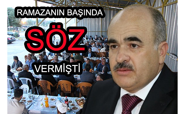 VALİ DAĞLI SÖZÜNÜ TUTTU