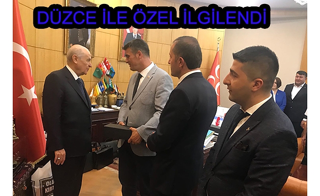 BAHÇELİ’DEN DÜZCE HEYETİNE ÖZEL İLGİ