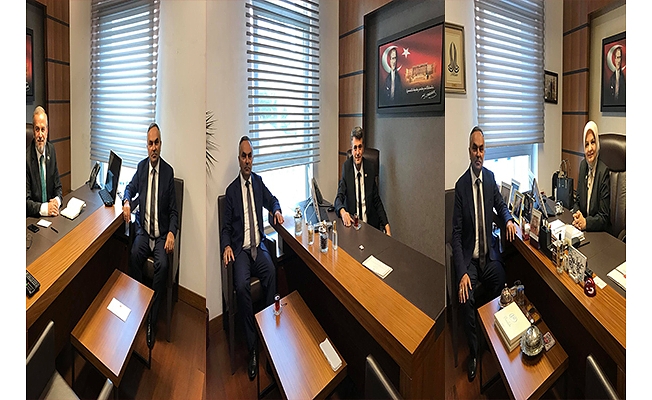 BAŞKAN AY VEKİLLERİ ZİYARET ETTİ