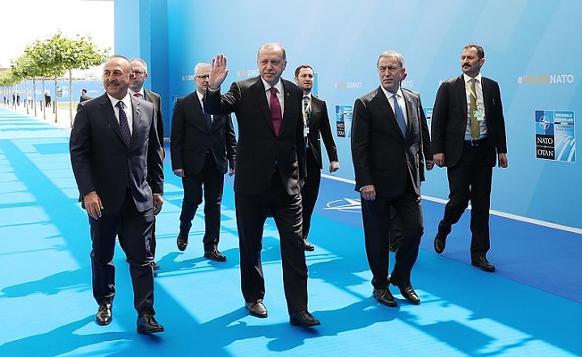 Cumhurbaşkanı Erdoğan NATO Zirvesi'nde