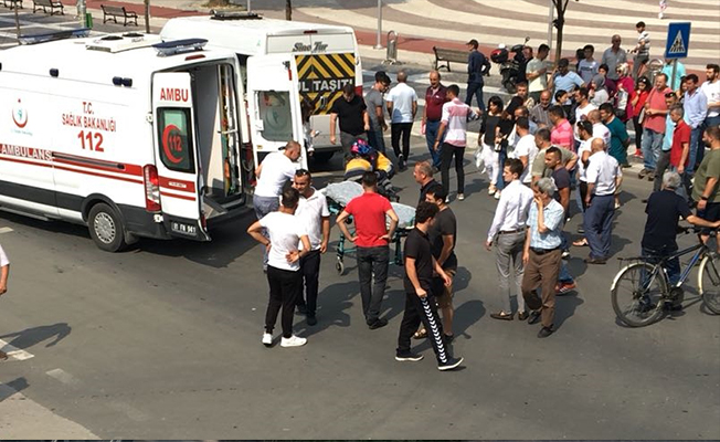 Kuyumcuzade Bulvarında Meydana Gelen Kazada: 1 Ağır Yaralı