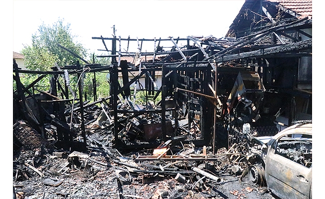 SEVİNÇ, " HER ŞEYİMİZ YANDI"