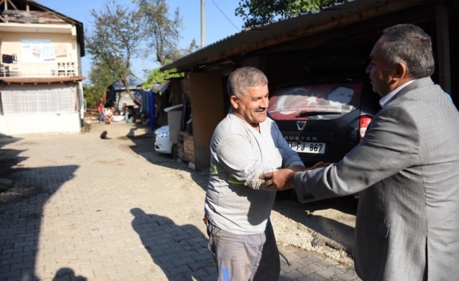 Başkan Ay, Şehit Ailesini Unutmadı Başkan Ay, Şehit Ailesini Unutmadı