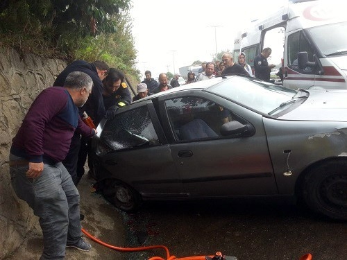 Akçakoca’da trafik kazası: 3 yaralı
