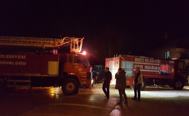 BOYA DEPOSUNDA ÇIKAN YANGIN KORKUTTU