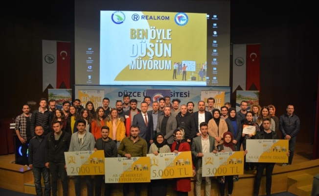 İş fikri yarışmasına Düzce Üniversitesi öğrencilerinden yoğun ilgi