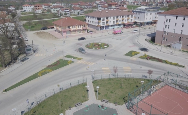 Kavşak çalışmaları tamamlandı Kavşak çalışmaları tamamlandı