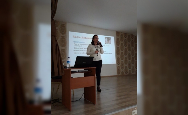 Çocuklara obezite anlatıldı