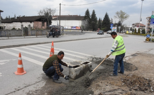 Kanalizasyon bacaları yükseltiliyor