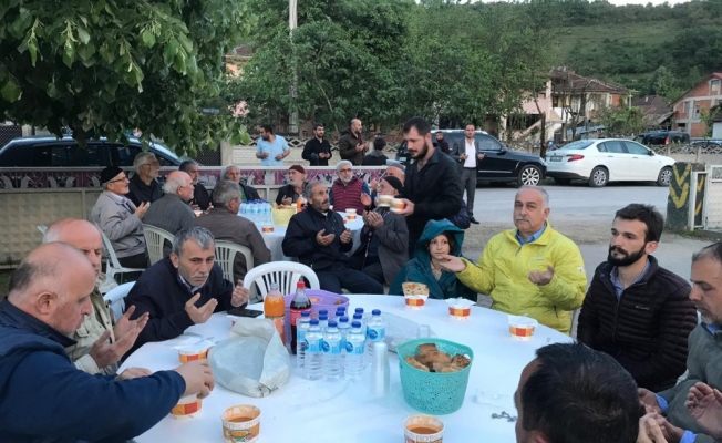 Gürcü çiftlik’te anlamlı iftar
