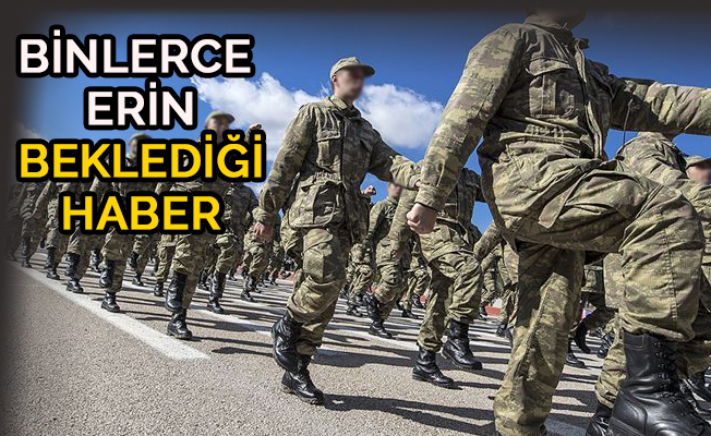 BAKAN'DAN ERKEN TERHİS AÇIKLAMASI