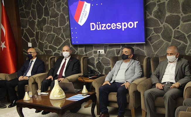 ÖZLÜ: “DÜZCESPOR’UN ARKASINDAYIZ”